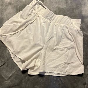 White Athletic Shorts